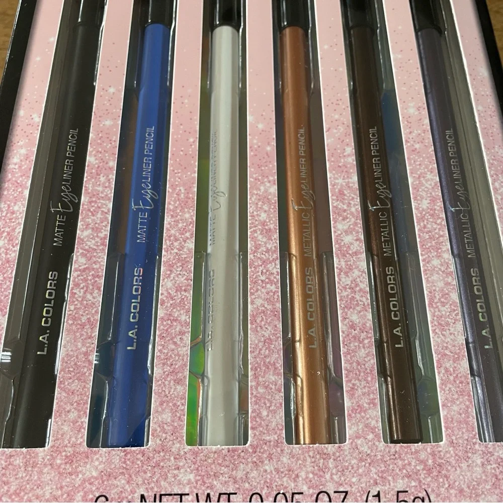 NIP L.A. Colors 7 piece eyeliner set